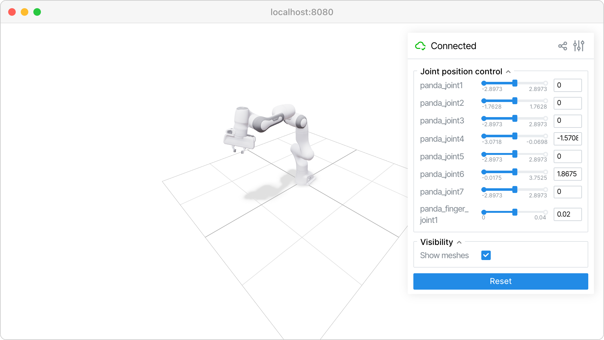 viser URDF visualizer
