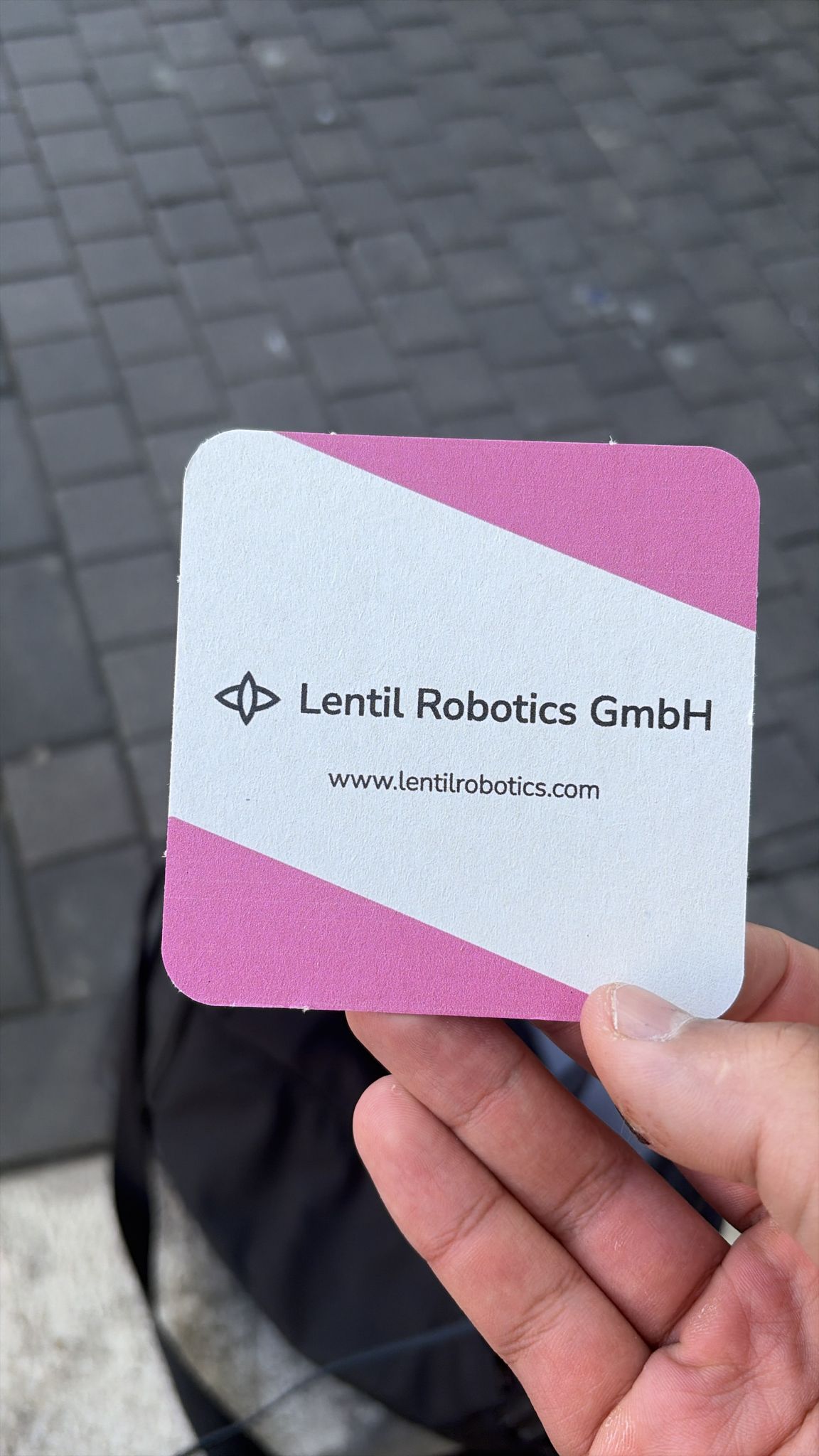 Lentil Robotics GmbH business card
