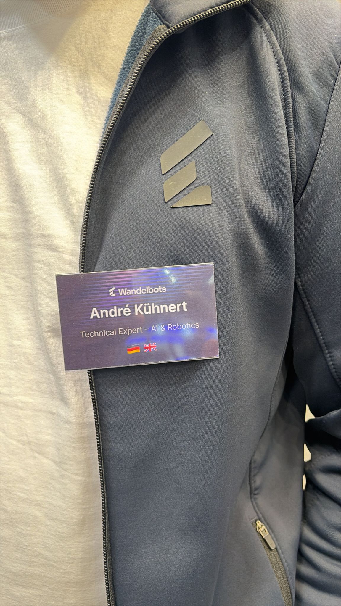 André Kühnert's Wandelbots badge